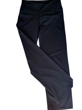 Nike Dri-FIT Black Straight Leg Yoga Pants Medium
